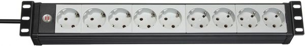 Premium Line 19" Steckdosenleiste für Schaltschränke 9 fach