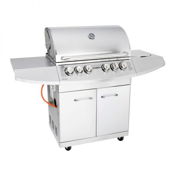 Allgrill Gasgrill Allrounder III 4+2 flammig mit Black Burner Keramikbrenner zusätzlich