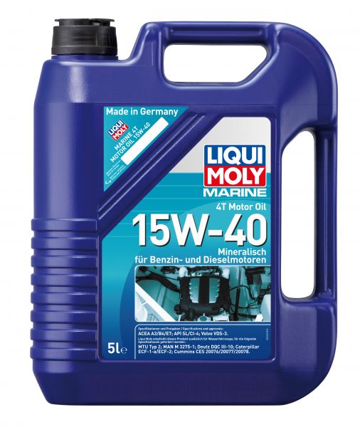 LIQUI MOLY Marine 4T Motor Oil Boat Boot Motoröl Motor Öl 15W-40 1l 25015