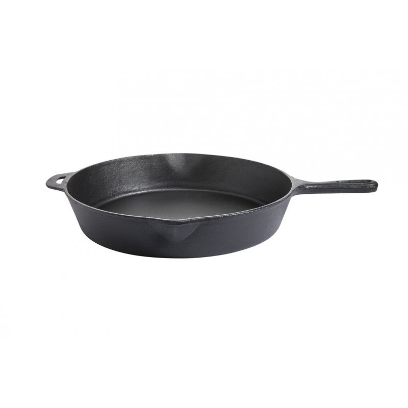 Hockerkocher-Set (klein) mit Stahl-Wok Ø 30 cm - mit Zündsicherung