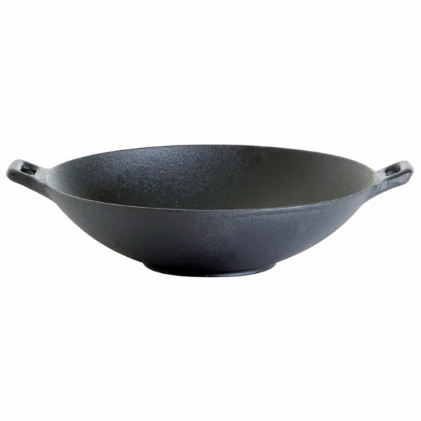 Wok aus Gusseisen, Ø 37 cm